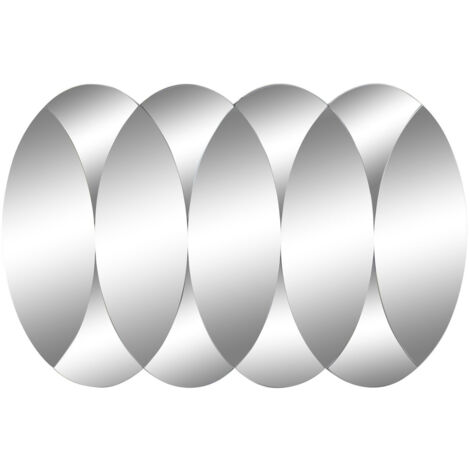 Espejo Cristal Madera 120X2X80 Circulos Ahumado ES191220 (1/3)