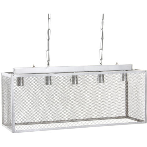 Lampara Techo Metal 79X26X120 Gris LA182751 (1/5)