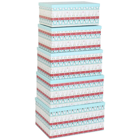 Caja Set 5 Carton 50X35X25 Gifts Multicolor NV198452 (1/3)