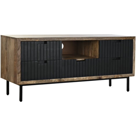 Mueble Tv Mango Metal 125X40X55 Negro MB194550 (1/5)