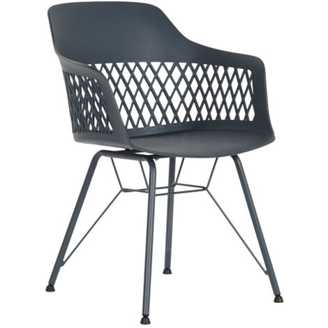 Silla Pp Metal 57X57X80,5 Azul Marino MB202798 (1/5)
