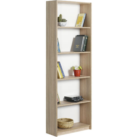 Estantería 5 huecos. Color Cambrian. (Alto 170 cm/Ancho 58 cm/Fondo 23 cm)