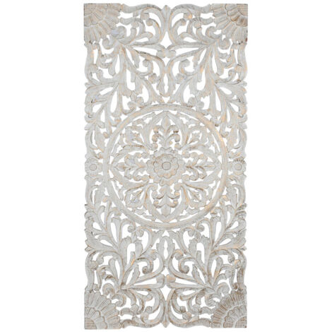 Cabecero Cama Mdf 180X4X90 Mandala Decape Blanco (1/5)