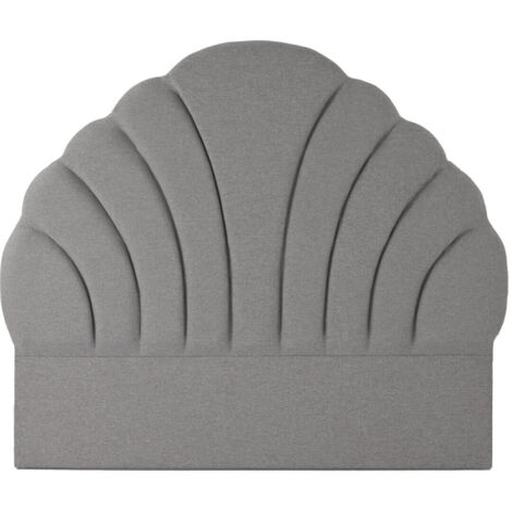 Cabecero Cama Poliester Mdf 189X8X180 Gris (1/4)