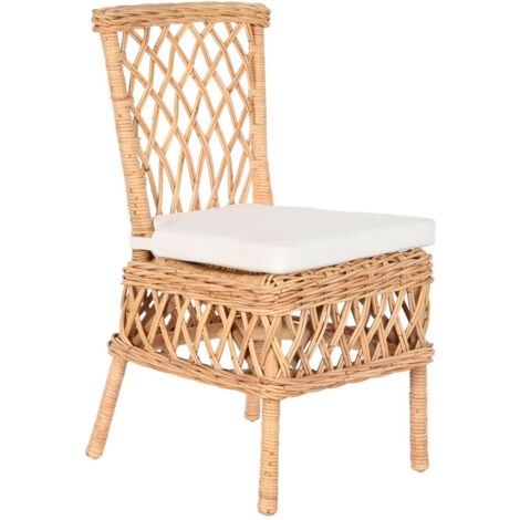 Silla Ratan 47X58X90 Con Cojin Natural (1/5)