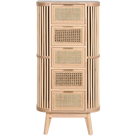 Cajonera Abeto Ratan 48X35X105 Natural (1/5)