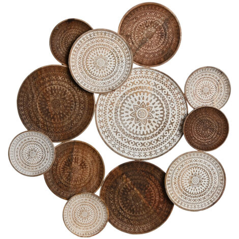 Decoracion Pared Mango 74X5X76 Mandalas Desgastado (1/4)
