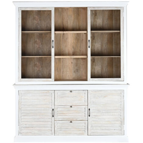 Vitrina Mango Cristal 180X45X220 Blanco