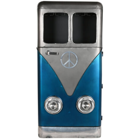 Botellero Metal 71X43X152 Furgoneta Azul (1/5)