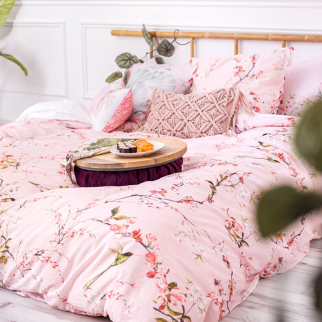 Chinoiserie rose Funda nórdica 260x240 cm (Cama 180/200)