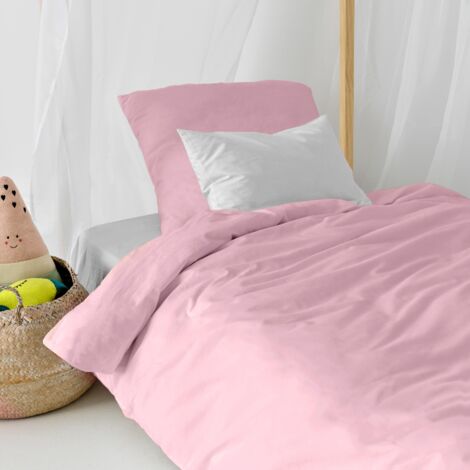 Basic Juego nórdico 2 piezas 140x200 cm (Cama 80) Rosa palo (1/4)