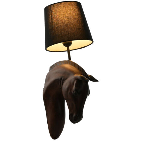 Lampara Aplique Resina 21X18X50,5 Caballo (1/5)