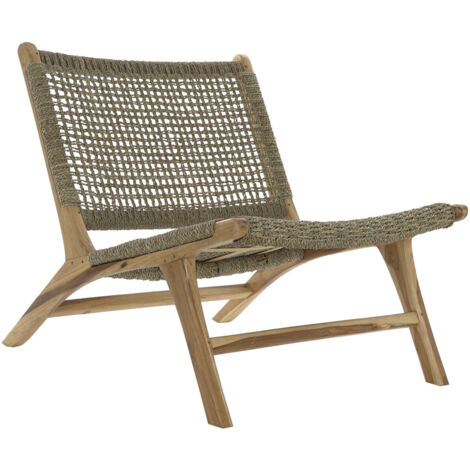 Butaca Teca Ratan 65X80X68 Marron (1/5)