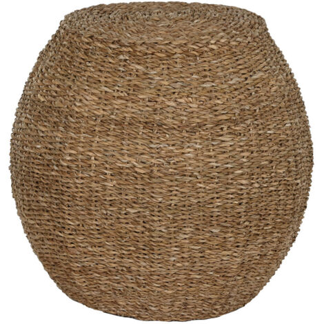 Mesita Auxiliar Seagrass 44X44X43 Natural (1/4)