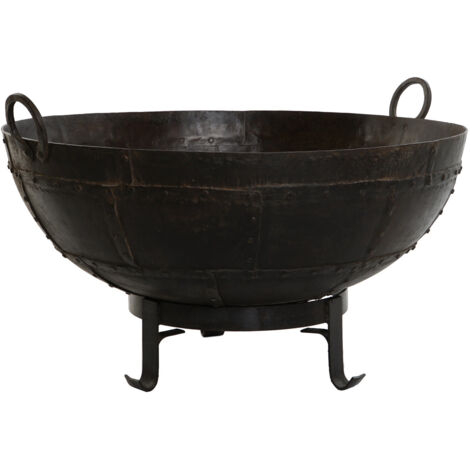 Macetero Hierro 100X100X45 Soporte Y Asas Marron (1/5)