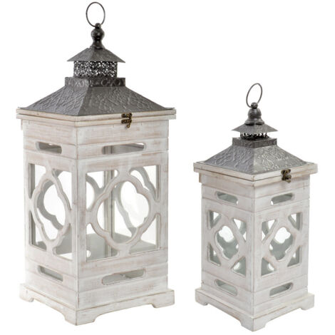 Farola Set 2 Abeto 26X26X66 Farola Set 2 Cristal (1/3)