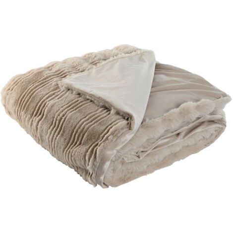 Manta Poliester 220X240X1 650 Gsm Cama Beige