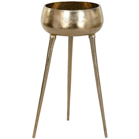 Macetero Aluminio 46X46X100 Dorado (1/3)