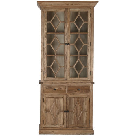Vitrina Madera Reciclada Olmo 100X45X220 (1/5)