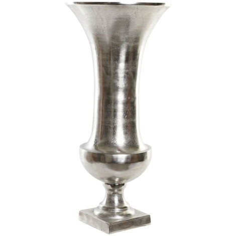 Jarron Aluminio 28,5X28,5X62 Copa Plateado