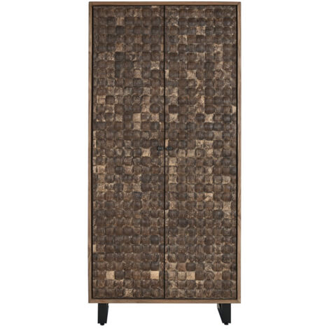 Armario Teca Reciclada Coco 80X40X200 2 Puert (1/5)
