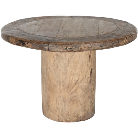 Mesa Comedor Teca 110X110X76 Pieza Unica (1/5)
