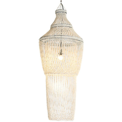 Lampara Techo Conchas 52X52X140 Hecho A Mano (1/5)
