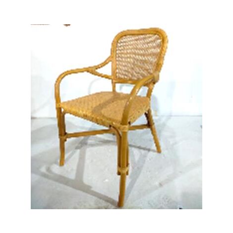 Silla Bambu Ratan 55X62X86