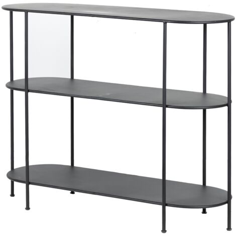 Consola Metal Negro 100X35X80 Cm (1/2)