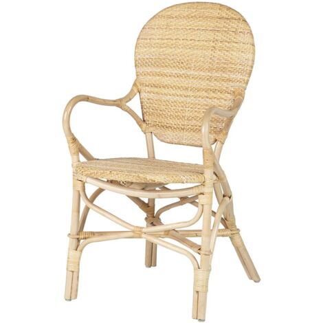 Silla Rattan Marron 60X55X92 Cm (1/2)