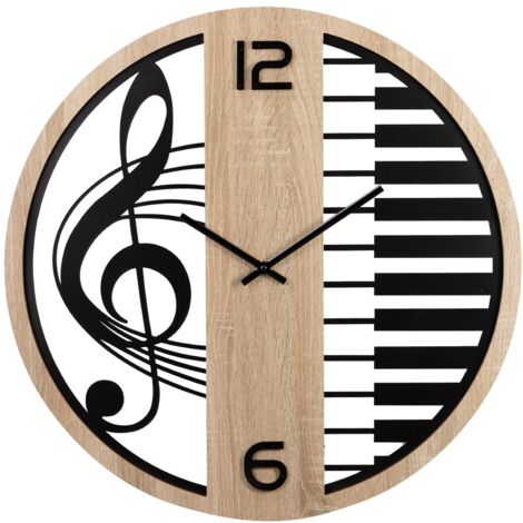 Reloj Pared Metal Mdf 60X5X60 Cm (1/2)