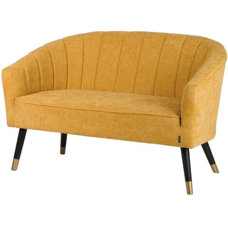 Sofa Chenilla Amarillo 129X72X80 Cm (1/2)