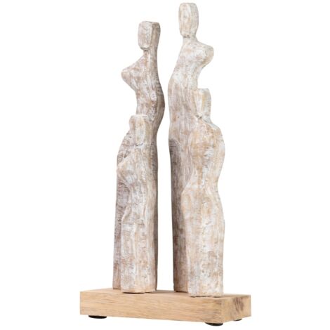Figura Madera De Mango 20X10X41 Cm (1/2)