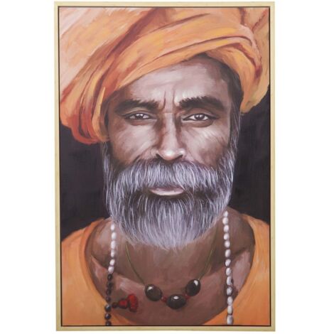 Cuadro Hombre 80% Pintado A Mano Marco 80X4X120 Cm (1/2)