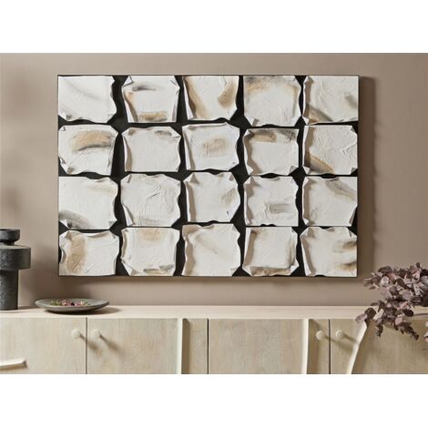 Lienzo Abstr. Laminas Apariencia Ahumada 80X120 Cms. 80X3X120 Cms