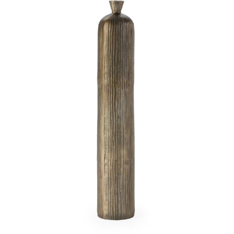 Vase 18x18x103 Accessoires und Geschenke Altes Goldmetall / Vasen, Tibors und unterstützt Upcomputs für alle Stile, um dem Haus eine Note zu verleihen (1/2)