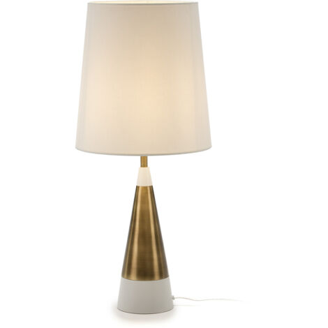 13x13x45 Gold / Weiß -Metall -Tischlampe Beleuchtung / Laternenpfahl für alle Stile, um zu Hause eine Note zu verleihen (1/4)