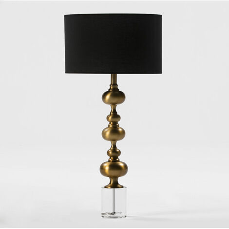 Tischlampe 12x12x65 Methacrylat / Goldenes Metall ohne Bildschirmbeleuchtung / Tischlampen für alle Stile, um dem Haus eine Note zu verleihen (1/2)