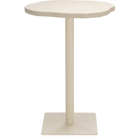 Mesa De Comedor 70X70X110 Stoneskin/Metal Topo (1/3)