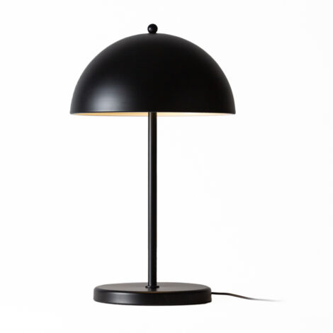 Lampara De Sobremesa 36X36X53 Metal Negro Mate (1/3)