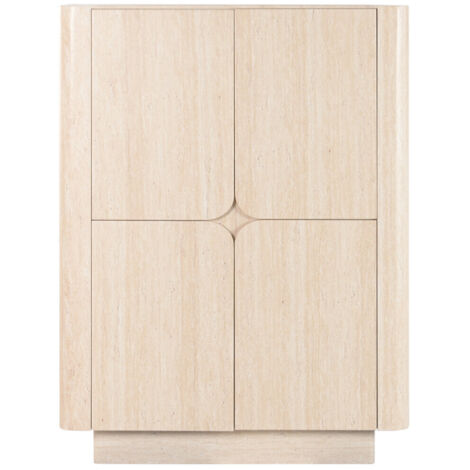 Armario Madera Simil 100X40X134 Travertino Beige (1/4)