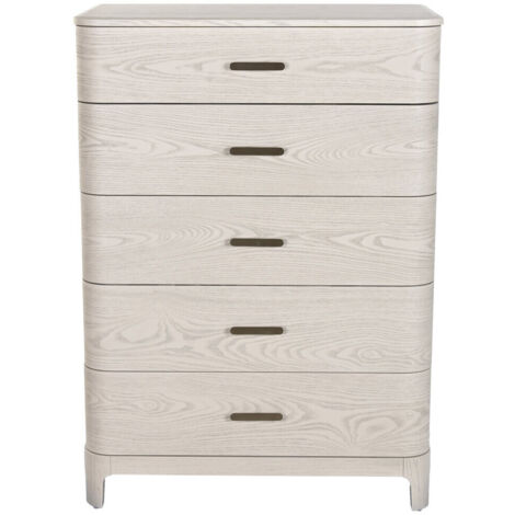 Chifonier Metal Mdf 80,6X48X112,5 Gris Claro (1/5)