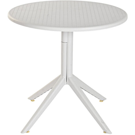 Mesa Metal Pp 80X80X75 Reciclado Gris (1/5)