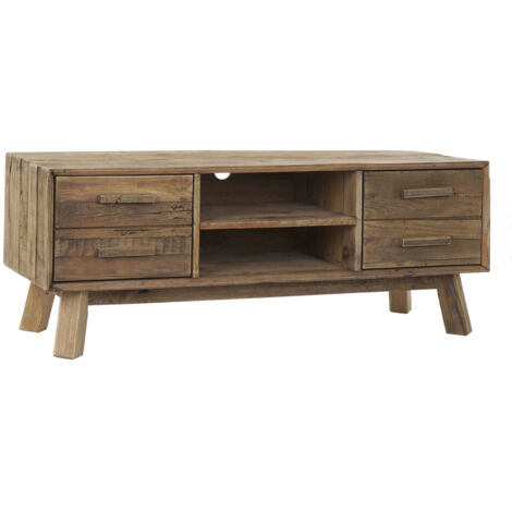 Mueble Tv Madera Reciclada Pino 130X40X48 (1/5)