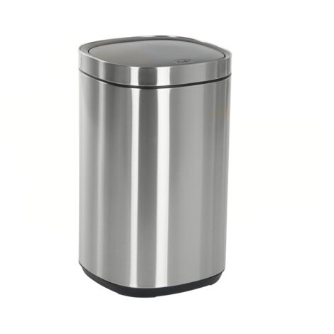 Papelera Inox Pp 30X30X51 30L Touch Mate Plateado (1/5)