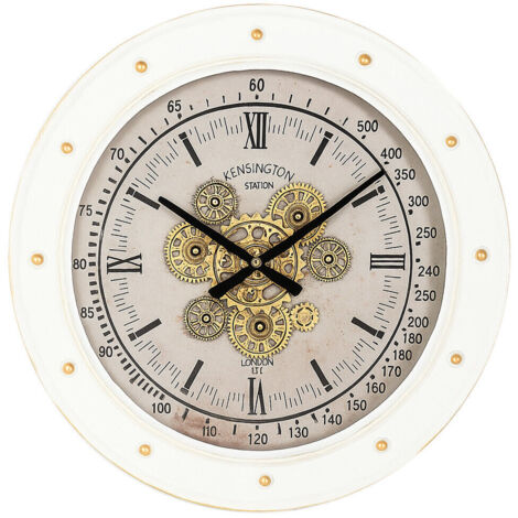 Reloj Pared Led Metal 60X9X60 Movimiento Blanco (1/5)
