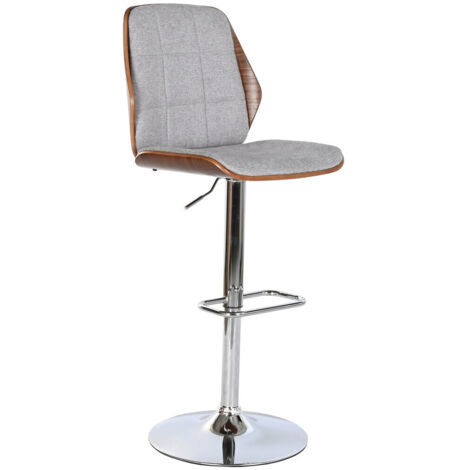 Taburete Poliester Nogal 50X52X121 Ajustable (1/5)