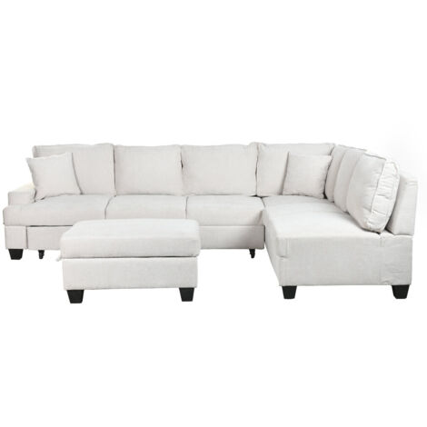 Sofa Cama Poliester 285X260X90 Beige (1/5)