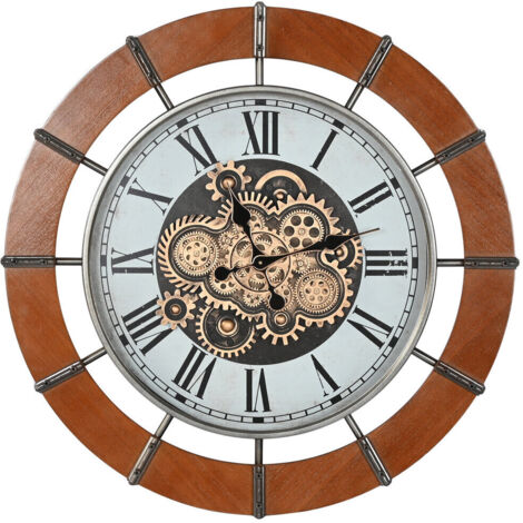 Reloj Pared Pino Metal 86X9,5X86 Natural (1/4)
