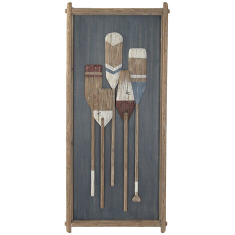Decoracion Pared Madera Reciclada 54X4,5X120 (1/4)